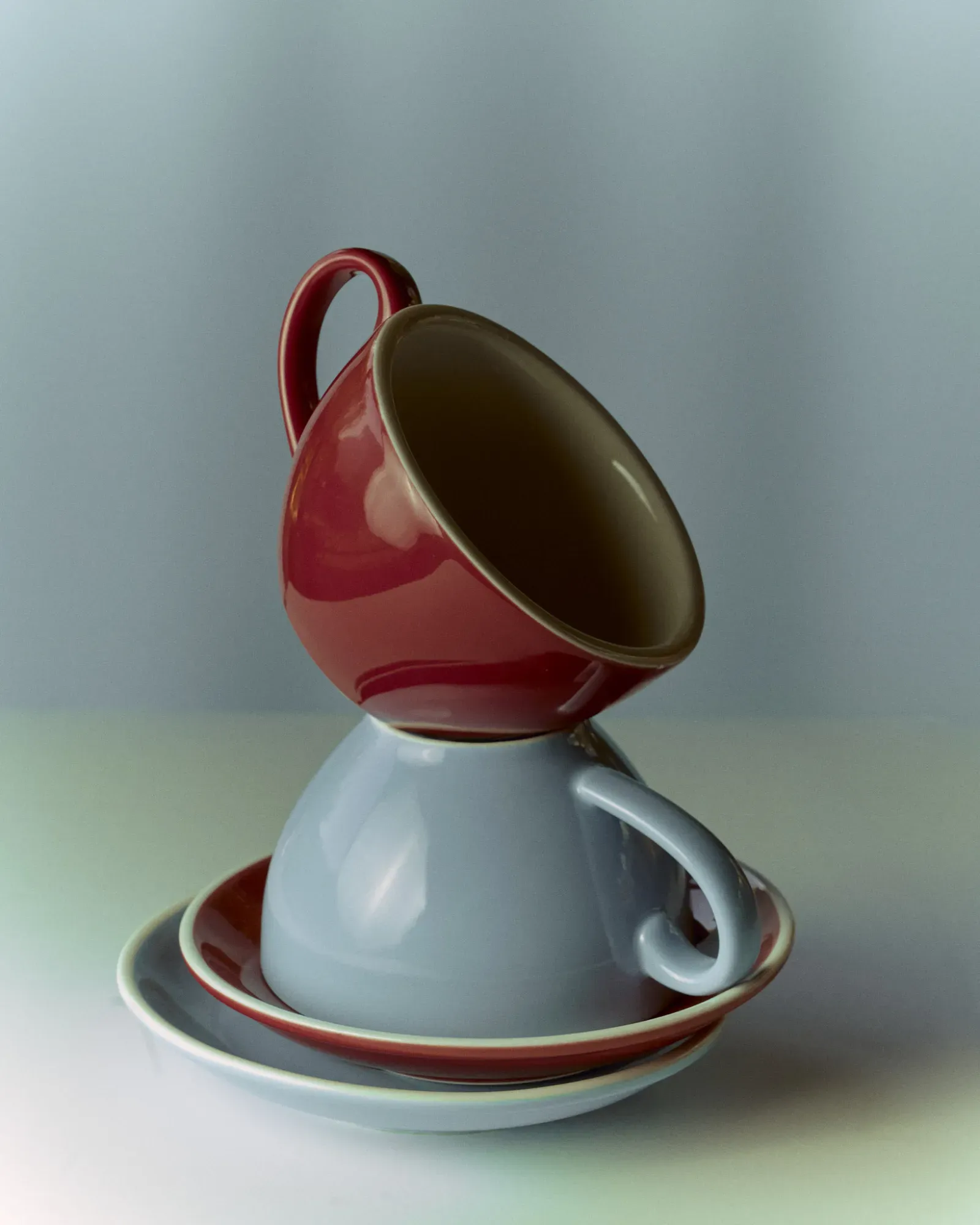 Fotografía de producto de dos tazas de EPIC